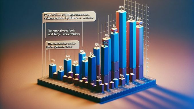 Visa reveals 90% of stablecoin transactions come from bots and big traders