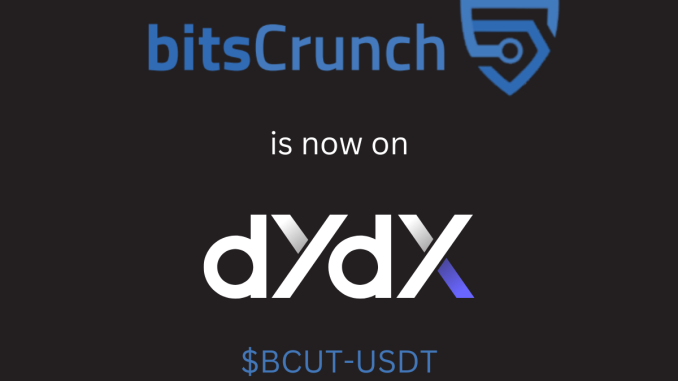 bitsCrunch Secures First Perpetual Listing on dYdX Exchange