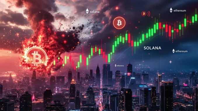 Shocking $824 Million Crypto Liquidation: Bitcoin & Ethereum Lead Market Carnage