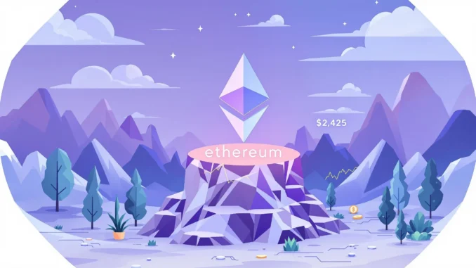 Critical Ethereum Support at $2,425: Will ETH Price Bounce Back?