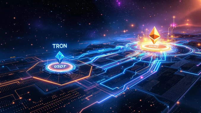 Explosive Stablecoin Shift: Tron and Solana Dominate Issuance in 2025