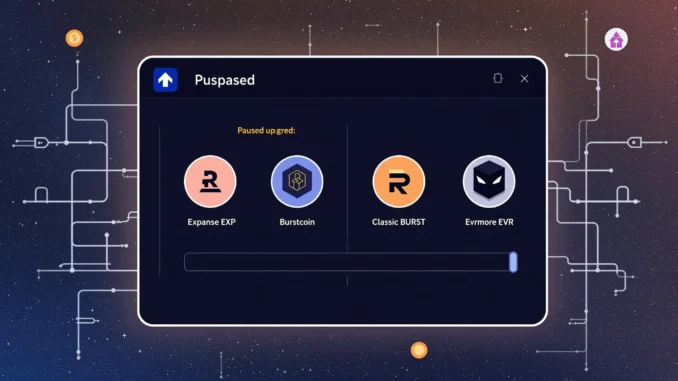 Urgent Alert: Upbit to Suspend Withdrawals of EXP, BURST, RVC, and EVR - Here's What You Need To Know