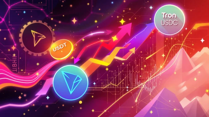 Massive $824M Stablecoin Surge: Why USDT and USDC are Booming on Tron