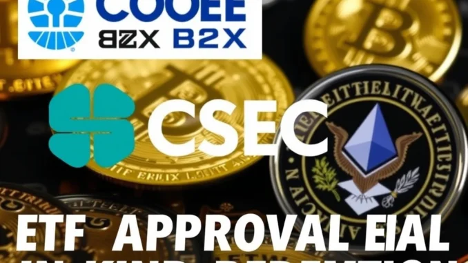 Urgent Bitcoin ETF Approval: CBOE BZX's Bold Move for In-Kind Redemptions