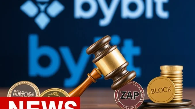 Urgent Crypto Delisting Alert: Bybit to Remove KMON, ZKF, AURY, MFER, ZAP, BLOCK - Act Now!