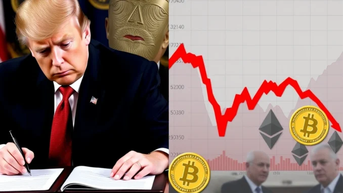 Shocking Crypto Dip: Bitcoin and Ethereum Plunge Despite Trump's Bold Moves