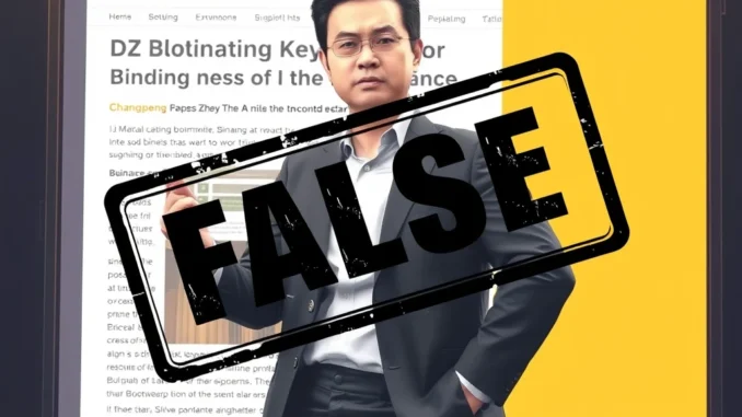 False Accusations: CZ Blasts Bloomberg for Baseless Binance Report on WLFI