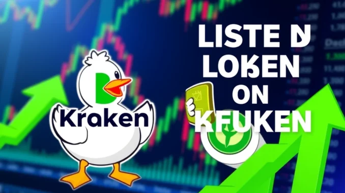 Exciting News: Kraken Announces DUCK Token Listing - Crypto Trading Set to Launch!