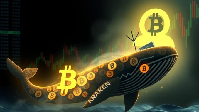 Mystery Whale Alert: Colossal 4,420 Bitcoin Transfer from Kraken Sparks Crypto Speculation
