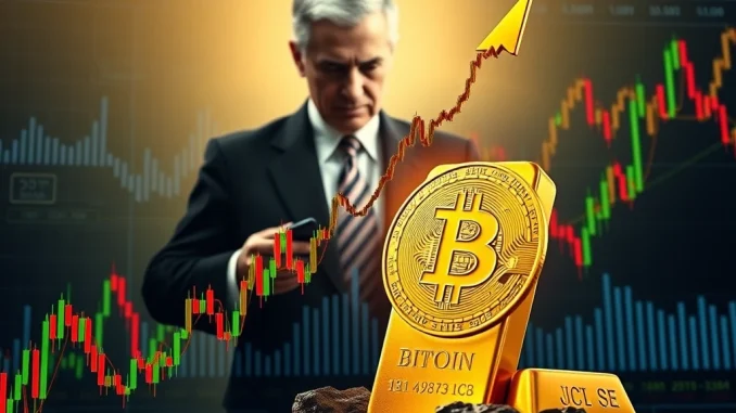 Explosive Surge: Bitcoin and Gold Rocket as Investors Flee Risk Amid Fed Chaos