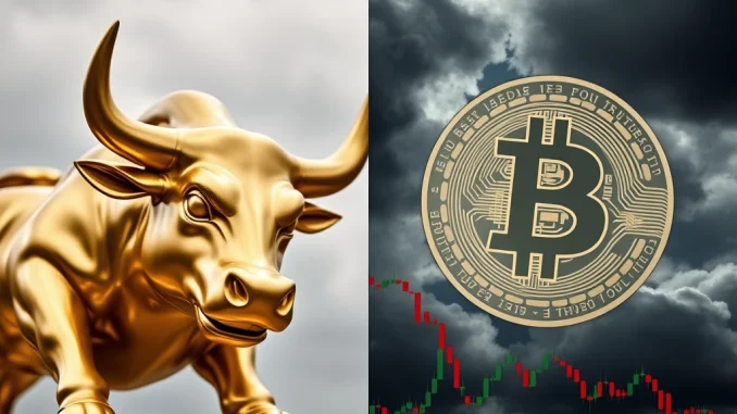 Urgent Warning: Why Bitcoin is Dangerously Lagging Gold Amid Macro Storm?