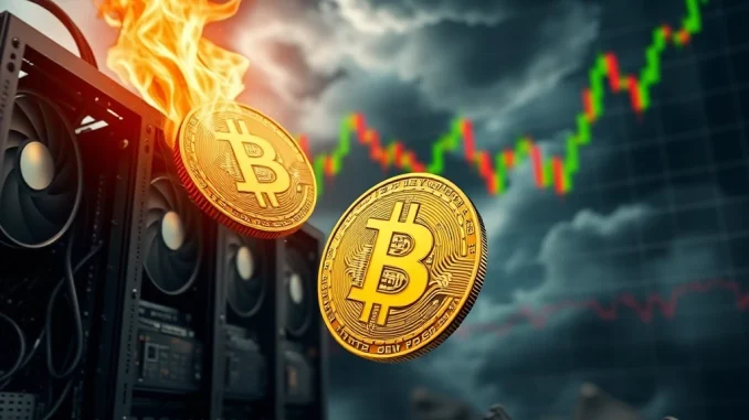 Alarming Bitcoin Selloff: Publicly-Listed Miners Dump Over 40% of Mined Coins!