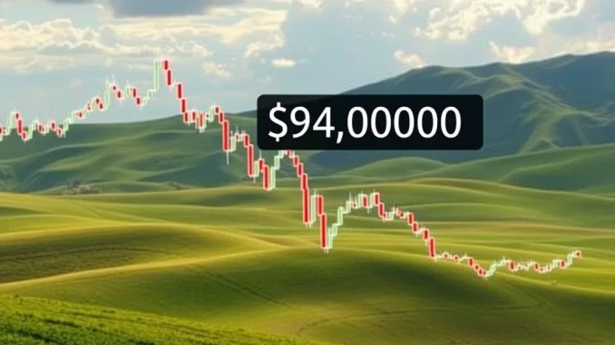 Urgent Bitcoin Price Drop: BTC Falls Below $94,000