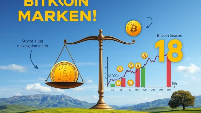Bitcoin Season: Why the Crypto Market Index at 18 Signals Caution