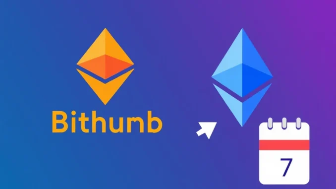 Bithumb Announces Crucial Ethereum Suspension Ahead of Hard Fork