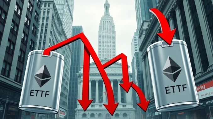 Concerning $51.3M Ethereum ETF Outflow: Is This a Setback for Spot ETH?