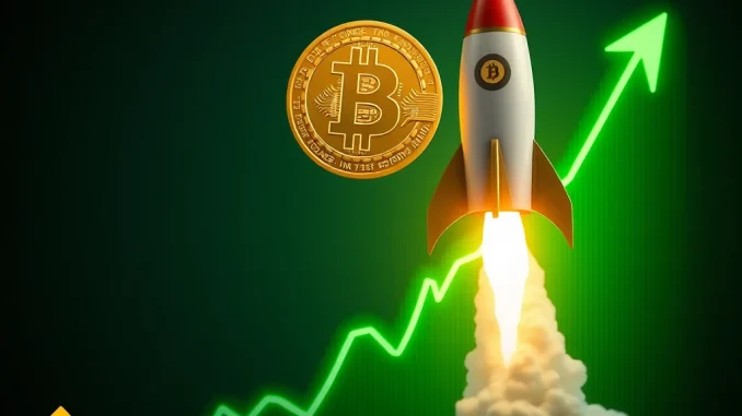 Explosive Bitcoin Price Surge: BTC Jumps 3.44% in a Stunning 5 Minutes!