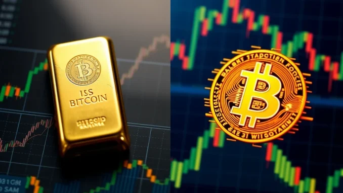 Shocking Divergence: Gold Thrives as Bitcoin Lags Amid Safe-Haven Rush