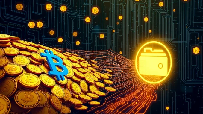 Massive Bitcoin Transfer: 7,999 BTC Moves From Coinbase in Intriguing Whale Alert
