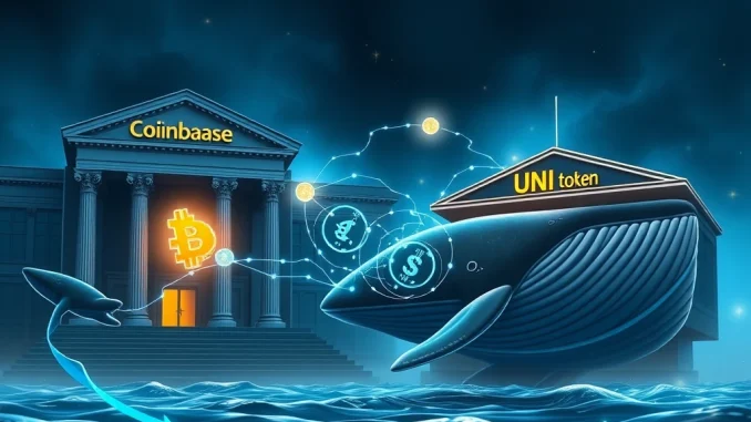Massive UNI Transfer: $53.8M Moves to Coinbase Institutional