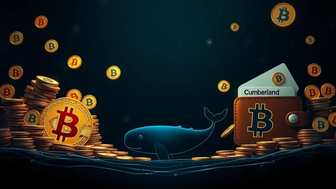 Mysterious Bitcoin Transfer: $279M BTC Moves to Cumberland