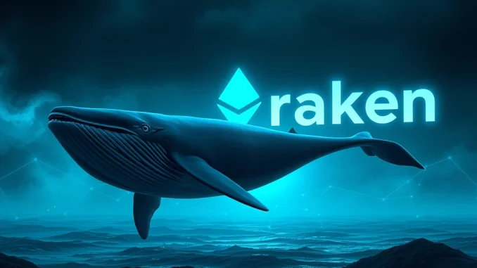 Mysterious Crypto Whale Moves Massive 355,000 ETH from Kraken: Shocking Transaction Alert!