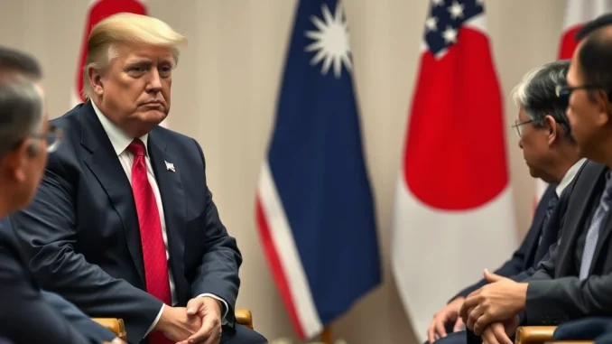 Urgent Talks: Trump to Tackle Japan on Trade Tariffs & Defense Spending