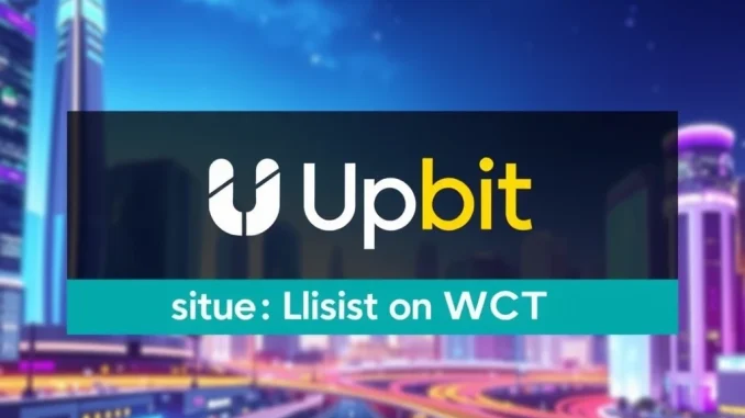 Exciting News: Upbit to Launch WCT Token Trading in Three Major Pairs