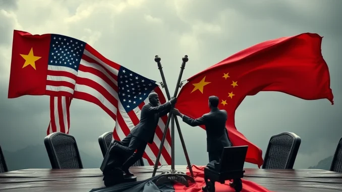 Urgent: US-China Trade Talks Denied, What It Means for Global Markets and Crypto