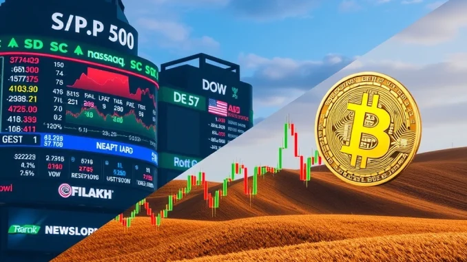 US Stock Market Opens Mixed: Crucial Impact on Bitcoin Price and Crypto Market?
