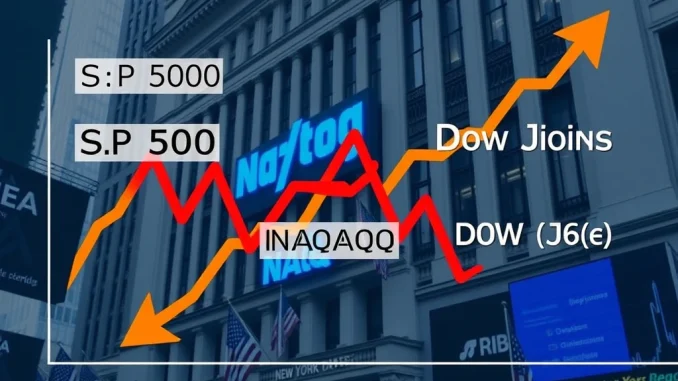 Volatile Start: US Stock Market Opens Mixed Amidst Economic Uncertainty