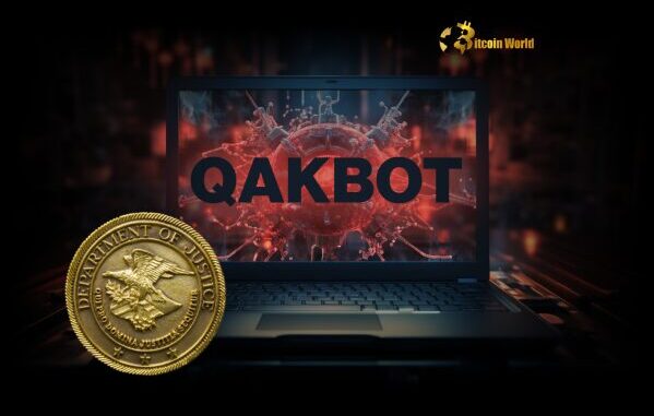 DOJ Crypto Seizure: US Government Files to Confiscate Astonishing $24M DOJ Crypto Seizure: US Government Files to Confiscate Astonishing $24M From Qakbot Developer