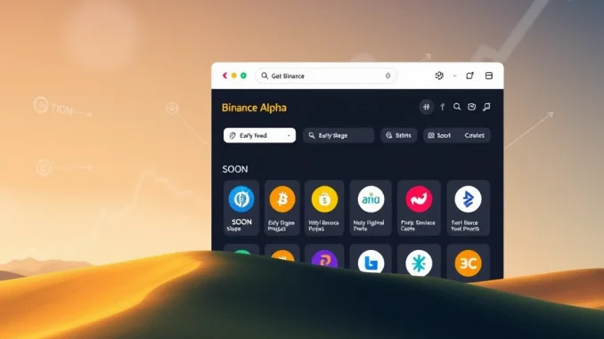 Exciting Binance Alpha Listing: SOON Crypto Joins Early Projects Platform