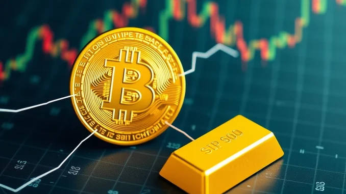 Bitcoin: Critical Warning as Correlation with Stocks Rises, Favoring Gold