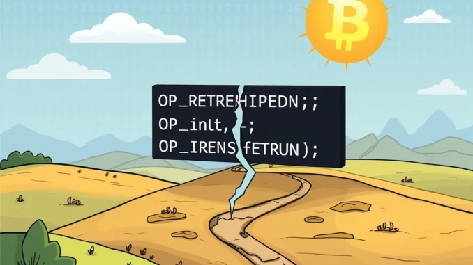 Bitcoin OP_RETURN Limit: Developers Propose Shocking Change Sparking Fierce Debate