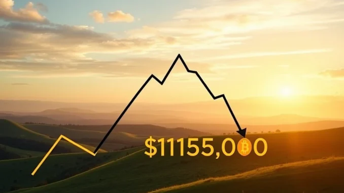 Bitcoin Price Drops: Shock as BTC Falls Below $110,000