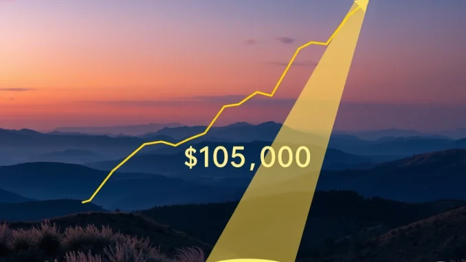 Urgent Bitcoin Price Alert: BTC Falls Below $106k