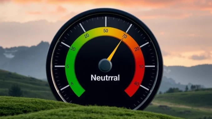 Crypto Fear and Greed Index: Sudden Shift to Neutral Zone Signals Caution