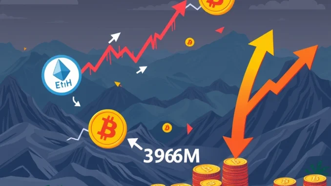Crypto Liquidation: Massive $396 Million Wiped Out in Perpetual Futures
