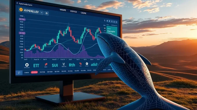 Bold Hyperliquid Whale Shifts Strategy: Massive Bitcoin Long, Exits ETH/SUI