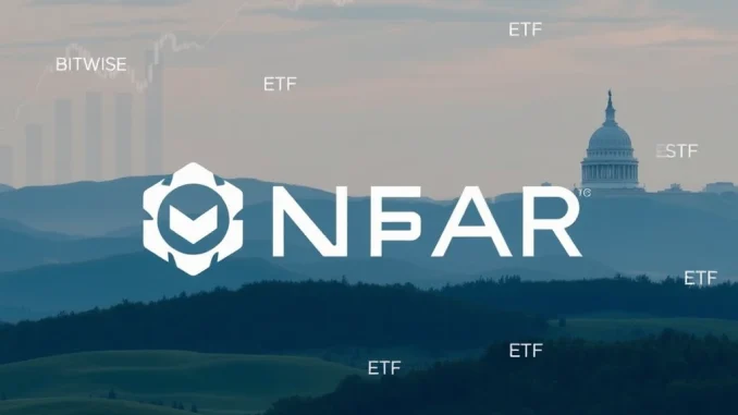 NEAR ETF: Bitwise Files Landmark S-1 Application with SEC