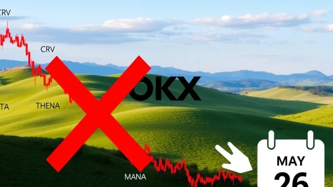 Urgent: OKX Delists Three Crypto Trading Pairs on May 26