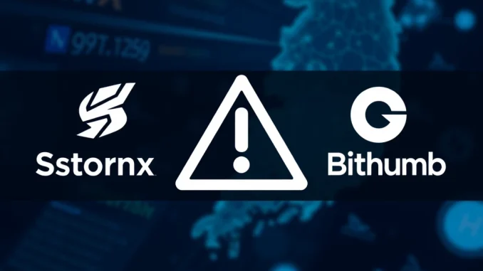 STMX Urgent Warning: Upbit and Bithumb Designate StormX as Monitored Asset