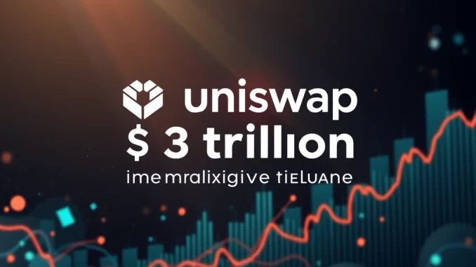 Uniswap Achieves Historic $3 Trillion Trading Volume Milestone