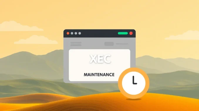 Important: Upbit Announces XEC Deposit and Withdrawal Suspension for Network Upgrade