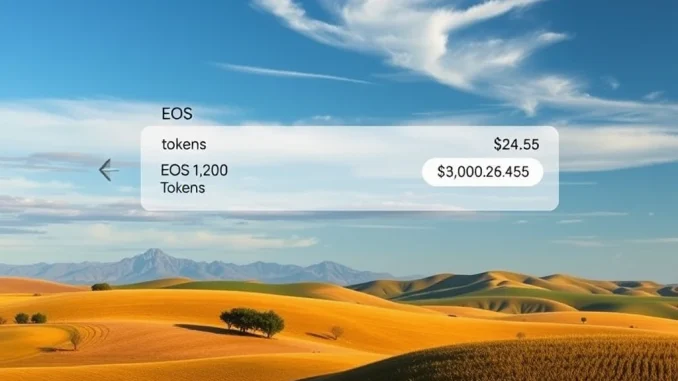 EOS Tokens See Massive Purchase: World Liberty Finance Buys 3.63 Million
