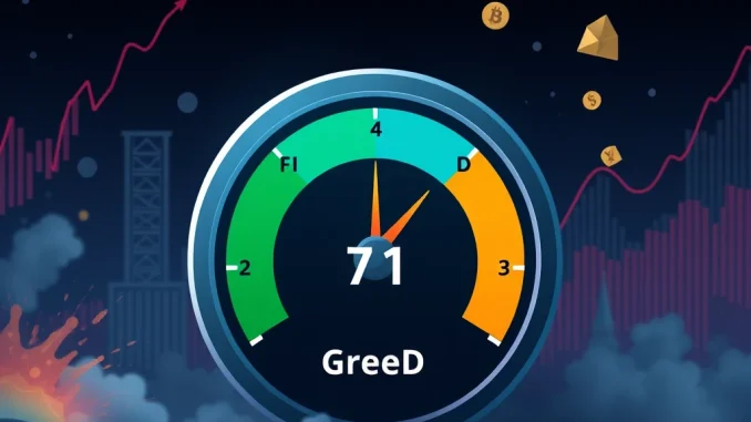 Crypto Fear and Greed Index Jumps to 71, Signaling Strong Confidence