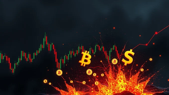 Massive Crypto Liquidation: Over $450M Wiped Out in 24 Hours