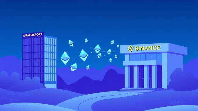 Matrixport ETH Deposit: Massive $31.8M Transfer to Binance Sparks Interest