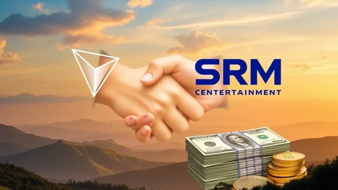 TRON Power Play: Justin Sun Backs SRM Entertainment with $100M Investment for TRX Strategy